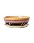 70s ceramics: berry bowl sunset