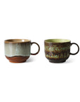 70s ceramics: tea cups, odyssey (set of 2)