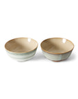 70s ceramics: ramen bowl, verge (set of 2)