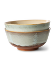 70s ceramics: ramen bowl, verge (set of 2)