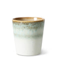 70s ceramics: coffee mugs, petal