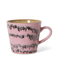 70s ceramics: cappuccino mug, bubble