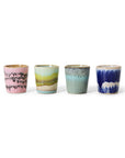 70s ceramics: egg cups, vibrance (set of 4)