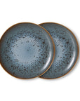 70s ceramics: side plate, mineral (set of 2)