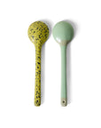 70s ceramics: serving spoons, mines (set of 2)