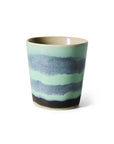 70s ceramics: coffee mug, river