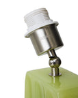 Column table lamp base, lime