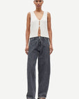 Saharper Jeans Belt Grey Cloud