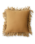 Rugged woolen cushion olive, 50x50cm