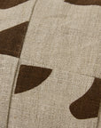Natural patched cushion