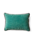 Velvet cushion, deep sea 50x35cm