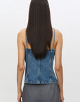 Savalto top, Sephia blue