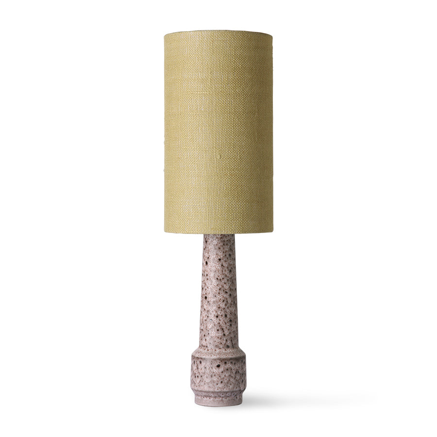 Retro Stoneware Lamp Base, Bruin