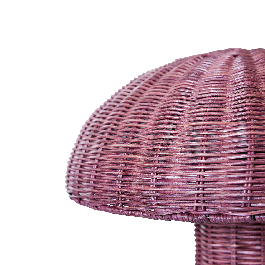 Tafellamp, Rattan table lamp