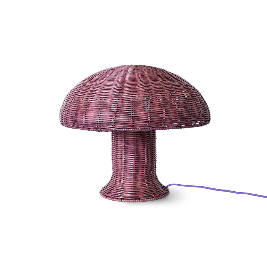 Tafellamp, Rattan table lamp