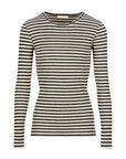 Basic Longsleeve Stripe Top Chalk