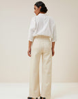 Lina rw pants, Raw white