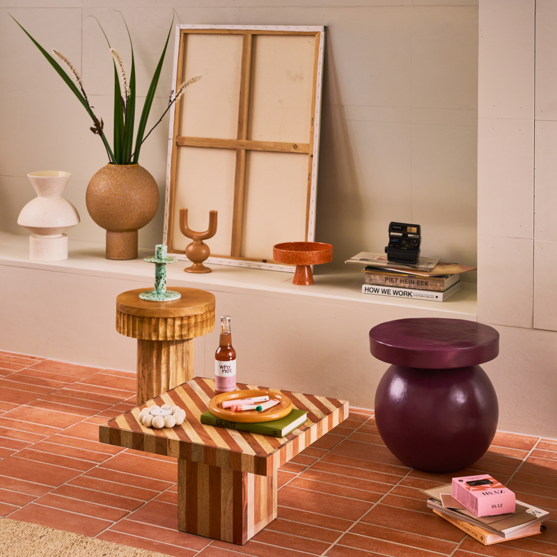 Serving bowl Tima, Deep orange