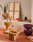 Serving bowl Tima, Deep orange