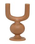 Candle holder Bheki, Golden brown