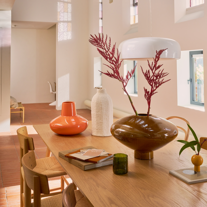 Mini vases Lilian, Set of 3, Adobe