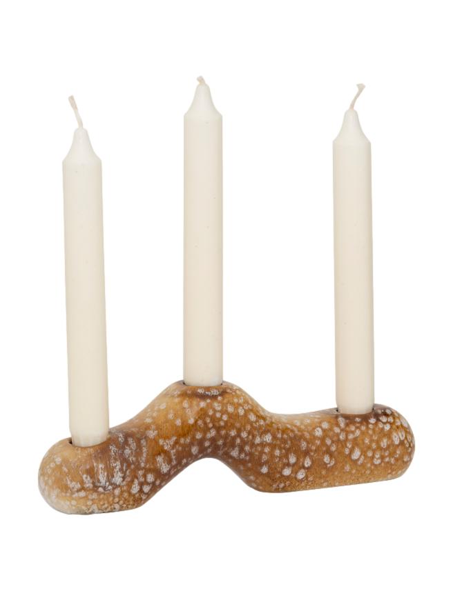 Candle Holder Daru, Cappucino