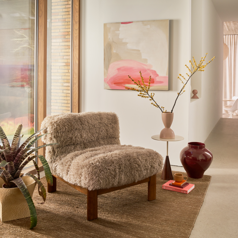 Lounge chair, Poodle hair