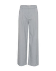 GZpaulia melange MW wide pants Greyblue melange