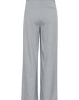 GZpaulia melange MW wide pants Greyblue melange