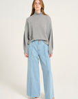 VellaGZ HW wide pants Light Blue