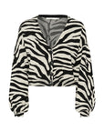 GZzebba cardigan, Black/Birch tiger