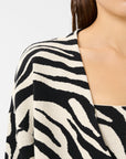 GZzebba cardigan, Black/Birch tiger