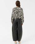 GZzebba cardigan, Black/Birch tiger