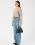 GZalpha slit pullover, Warm sand mel
