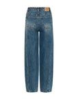 GZmelu HW barrel jeans, Classic mid blue