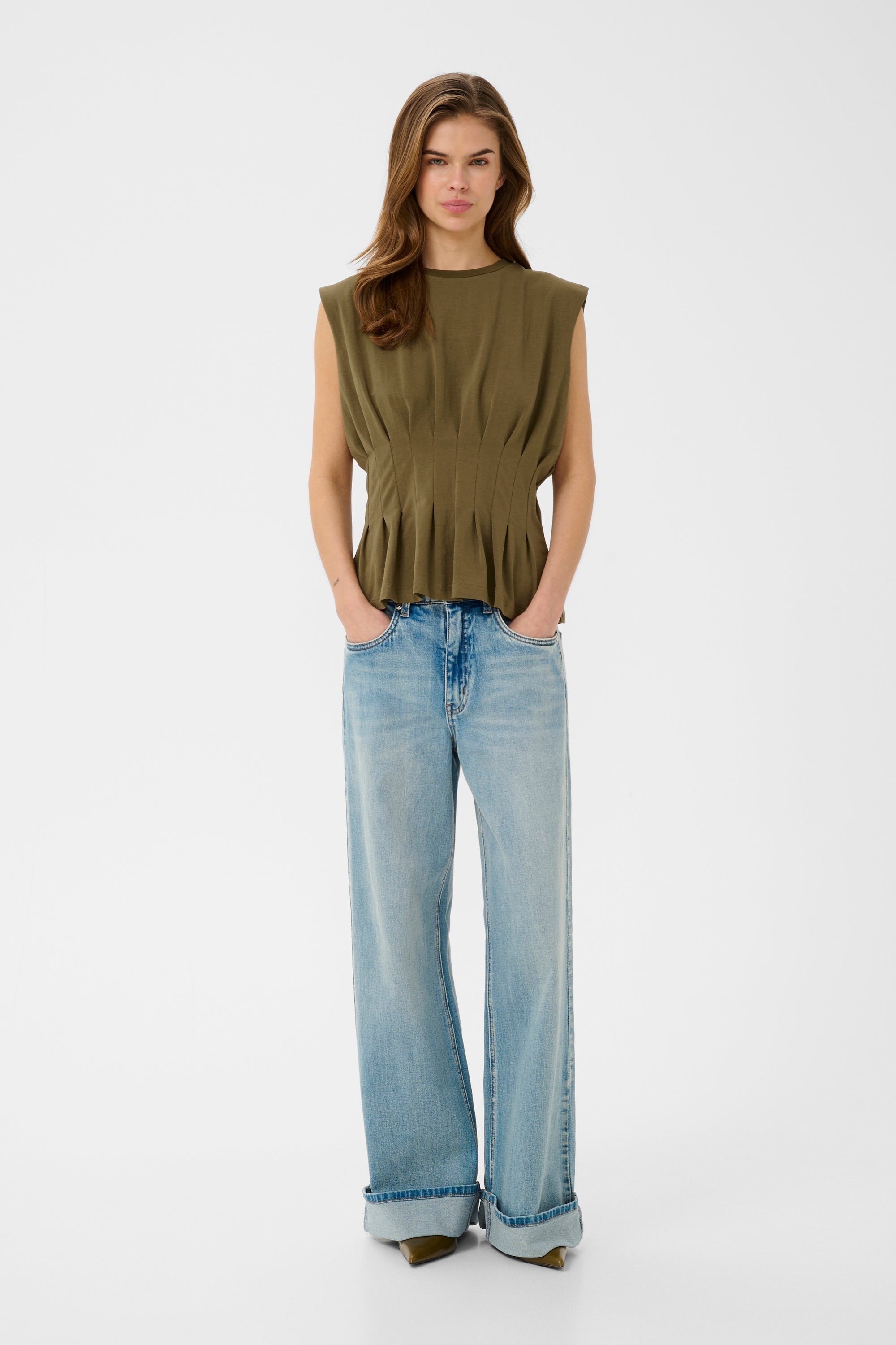 GZinez sl tee, Military Olive