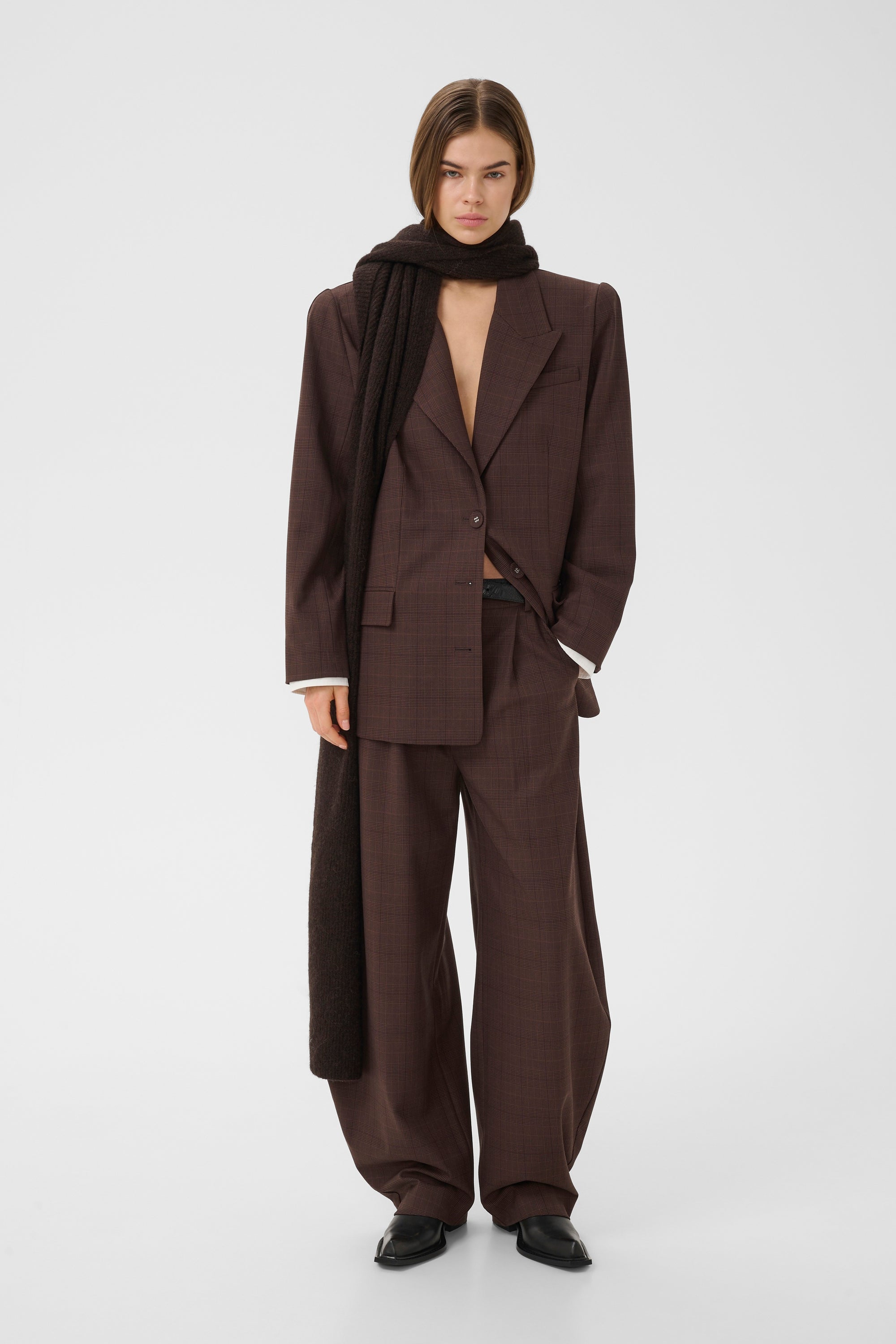 GZlavana blazer, Brown check