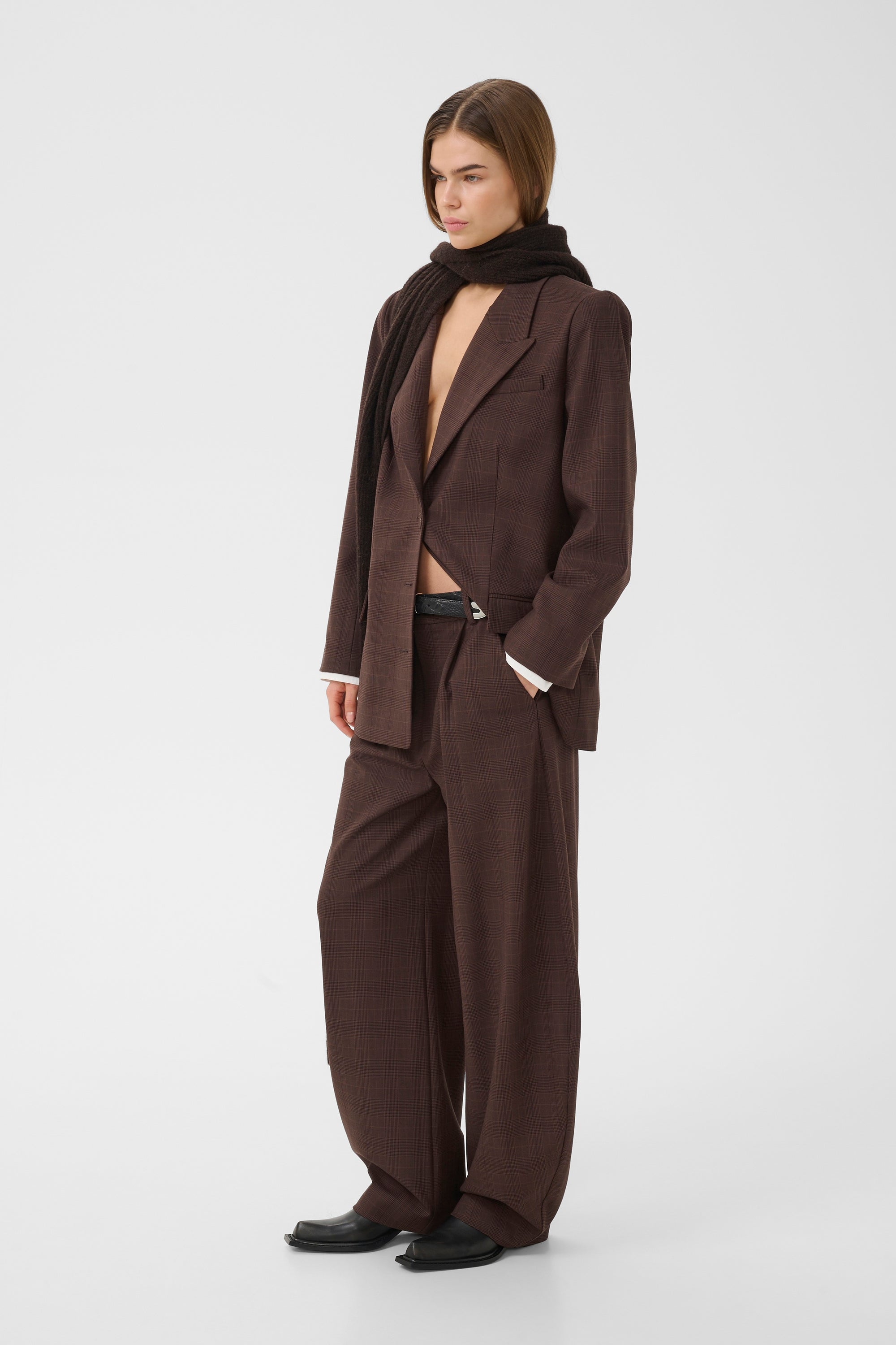 GZlavana blazer, Brown check