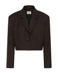 GZpaula short blazer, Ganache