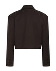 GZpaula short blazer, Ganache