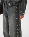 GZlaida HW balloon jeans, Grey wash