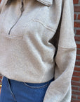 Roos sparkle sweater, Gold
