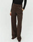 Gennie Pants, Coffee Brown