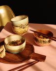 70s ceramics: noodle bowl, shell