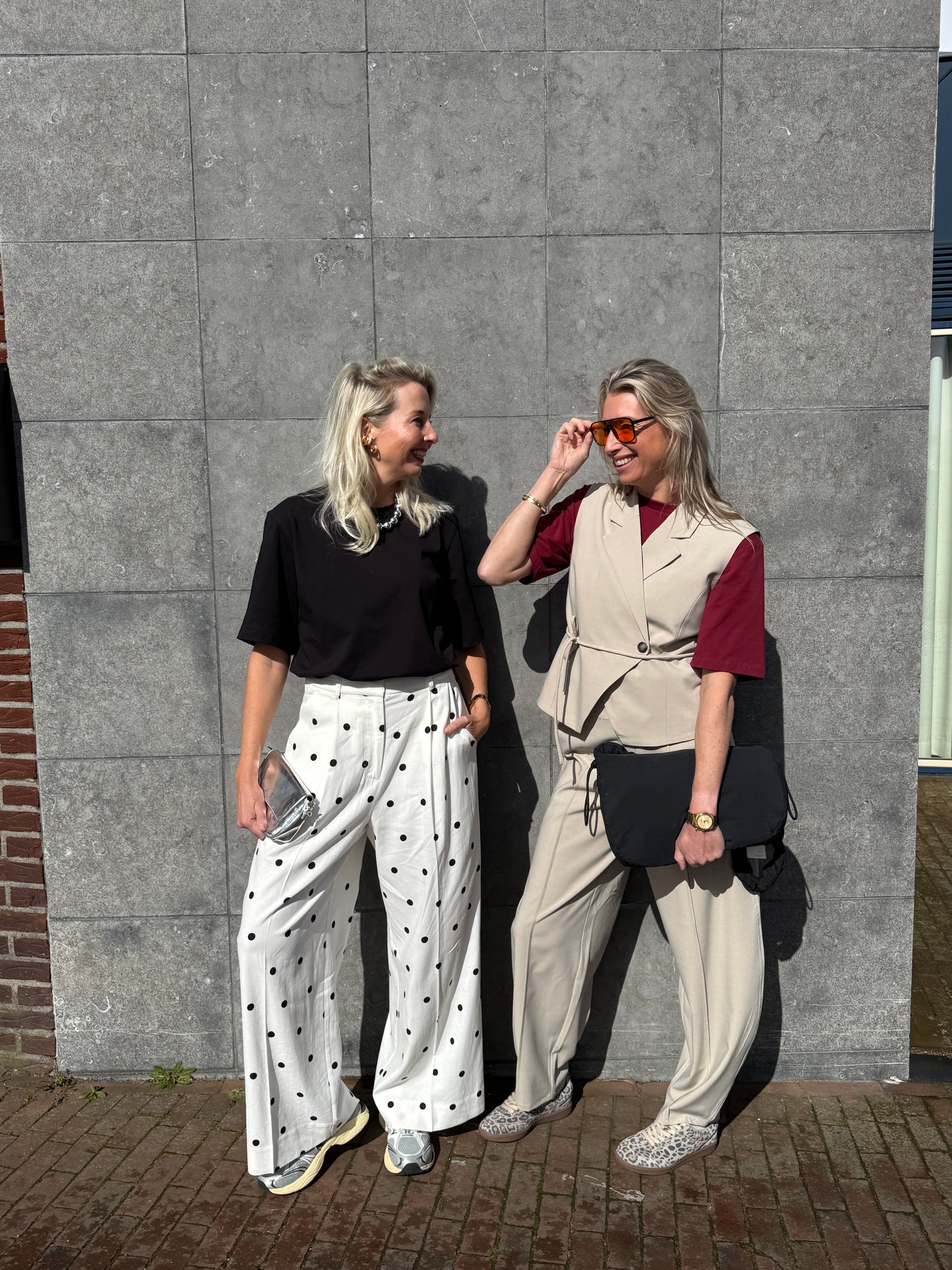 Salliy Trousers, White Alyssum