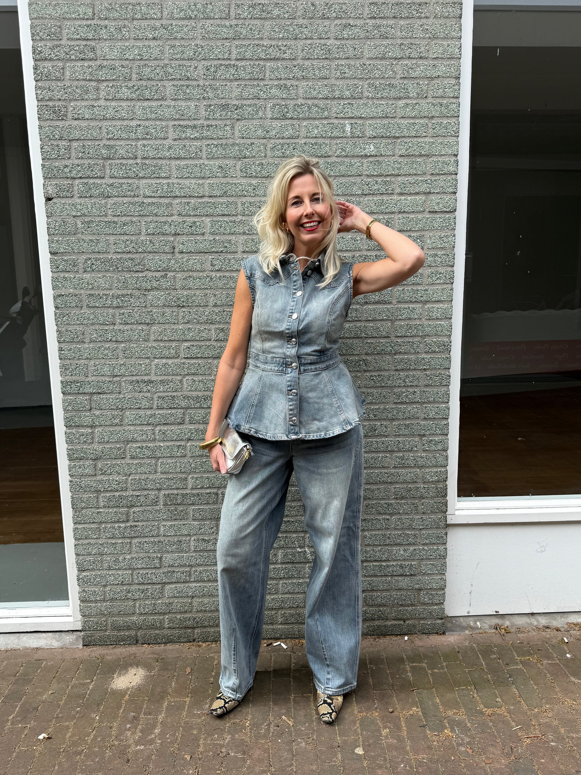 GZnoma SL Shirt, Vintage Mid Blue Wash