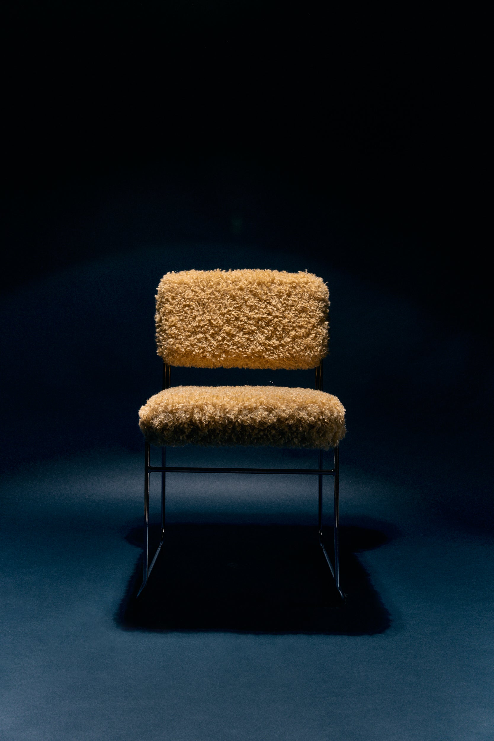 Endless dining chair: poodle, golden