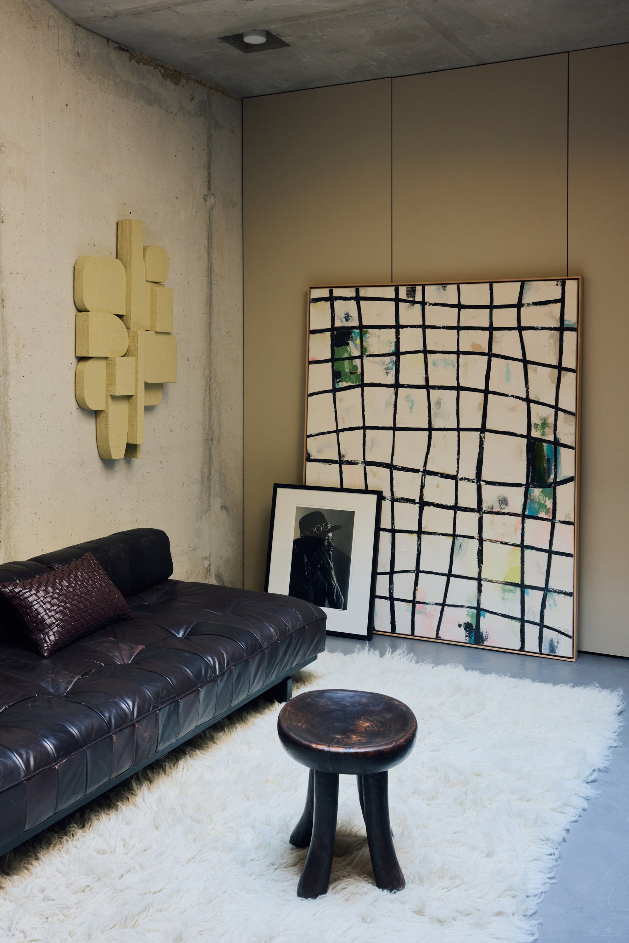 Framed artwork, wired (131x163cm)