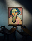 Framed artwork, self-made (43x53cm)