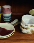 70s ceramics: platter, cherry